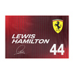 Drapeau Lewis Hamilton Scuderia Ferrari F1 2025