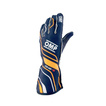 Gants de rallye OMP ONE-S MY20 bleu marins (approbation FIA)