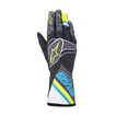 Gants de karting Alpinestars TECH-1 K RACE V2 GRAPH gris-bleu