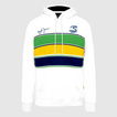Sweat à capuche Stripe Ayrton Senna F1 2025 pour hommes