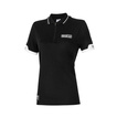 Polo femme Sparco ZIP noir