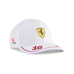 Casquette baseball homme Leclerc Team Blanc Scuderia Ferrari F1 2025
