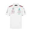 Polo homme Team Blanc Mercedes AMG F1 2024