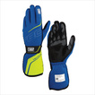 OMP Gants FIA TECNICA bleu-jaune