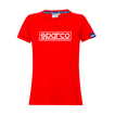 T-shirt femme Sparco FRAME rouge