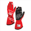 Gants de rallye OMP ONE-S MY25 rouge (approbation FIA)