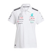 Polo femme Team Mercedes AMG F1 2025 blanc