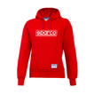 Sweat femme capuche Sparco FRAME rouge