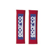 Housses ceinture de sécurité Sparco 3" rouges