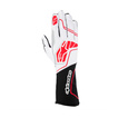 Gants de course Alpinestars Tech-1 KX V4 Blanc-noir (FIA)