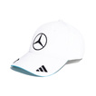 Casquette baseball homme George Russell Mercedes AMG F1 2025 blanc