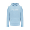Sweat capuche Retro Hoodie Blue Mercedes AMG F1