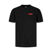 T-shirt Small Logo Homme noir Formula 1 2025