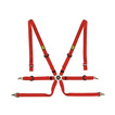 Harnais FIA OMP ONE 6p Pull Up rouge