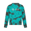Sweat-shirt Tie Dye Mercedes AMG F1 2024 pour femmes