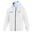 Sweat-shirt à capuche homme Sparco Full Zip GULF MY25 blanc