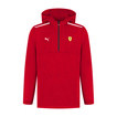 Sweatshirt homme 1/4 Zip rouge Ferrari F1 2025