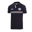 Polo homme Sparco Martini Stripe navy