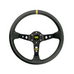 Volant OMP CORSICA BLACK-YELLOW cuir